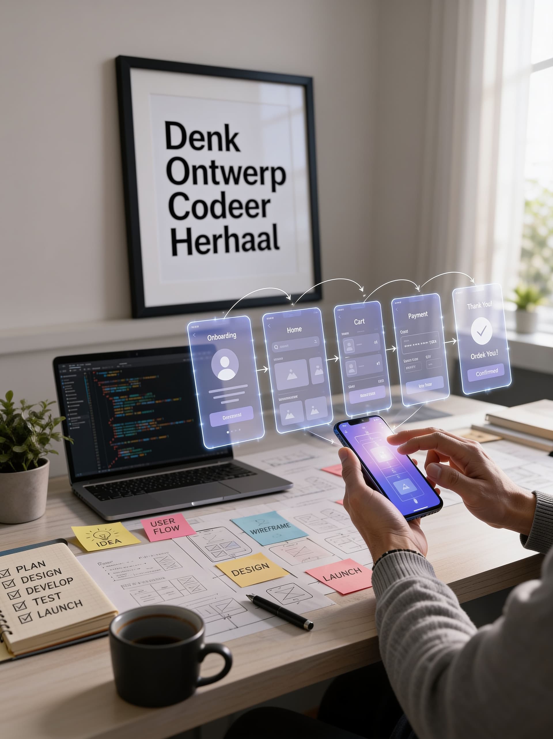 Mobiele app laten maken: van idee tot lancering in 2026