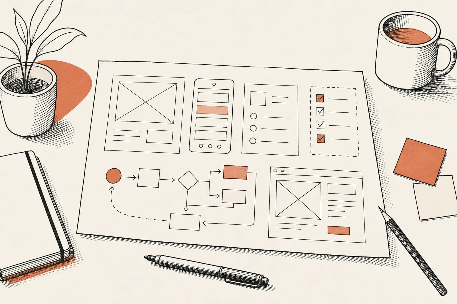 Functional design template for custom software