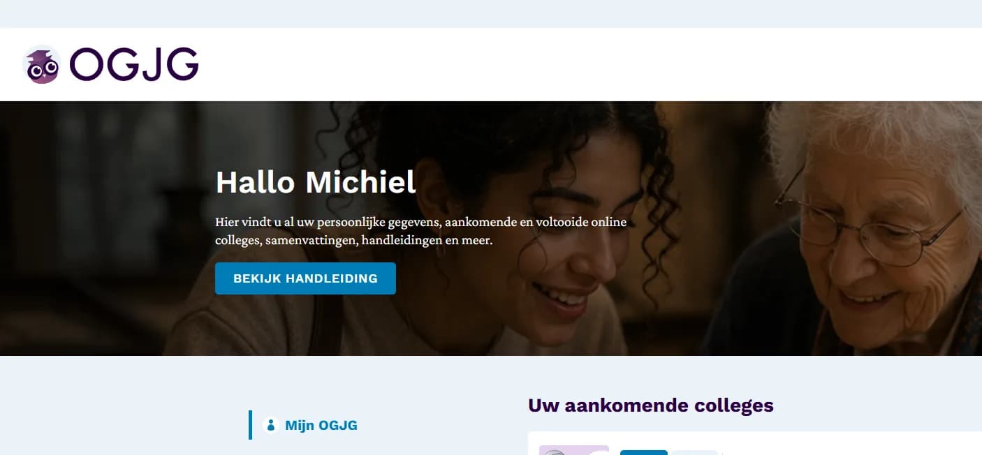 OGJG - Lecture platform for seniors: ogjg mijn ogjg