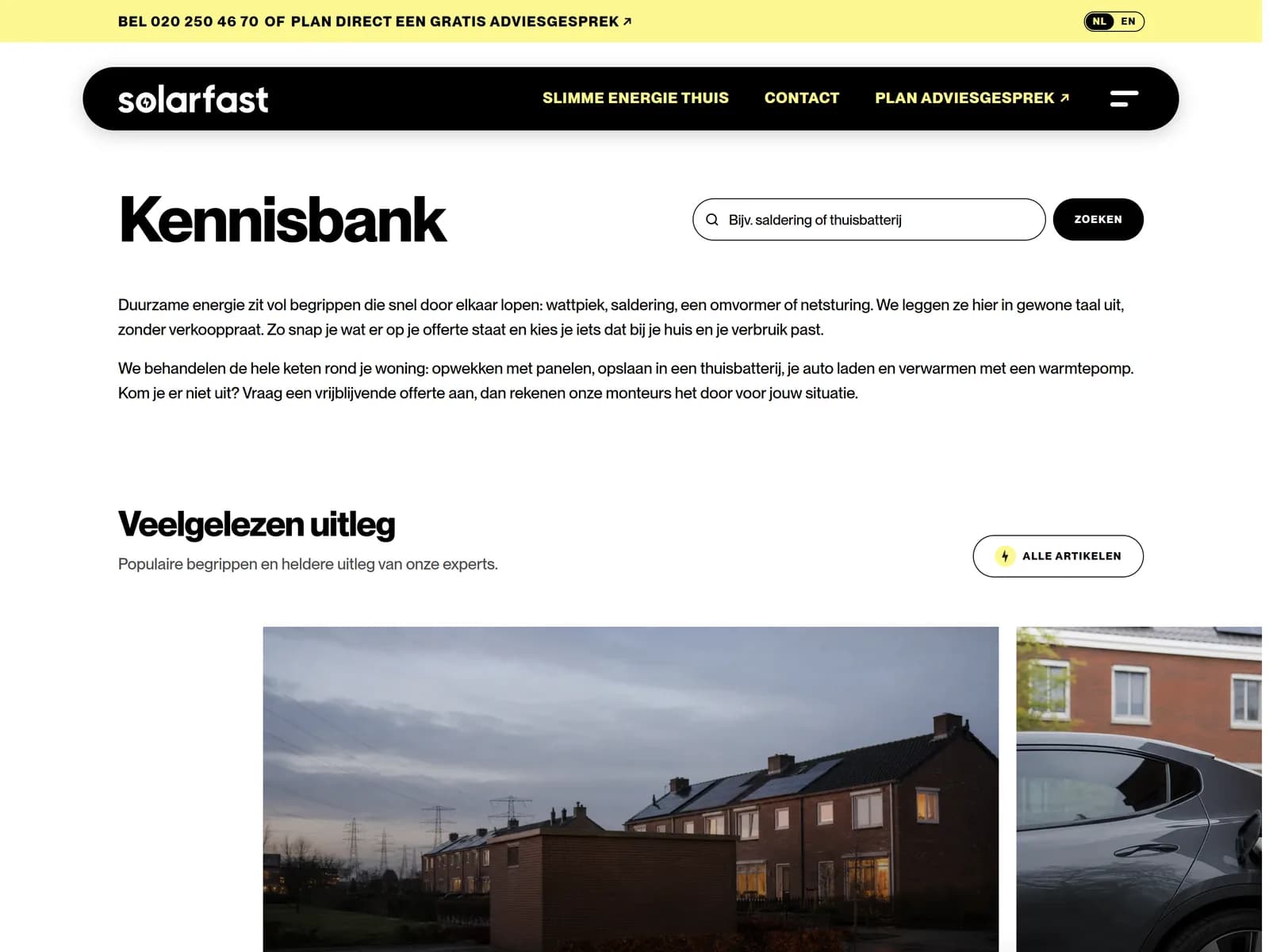 SolarFast - Nieuwe website en SEO voor eigen leads: Solarfast Kennisbank