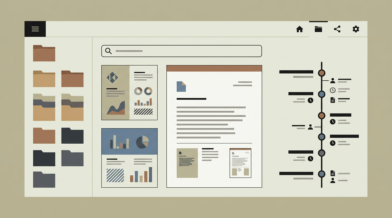 Custom document management for construction projects