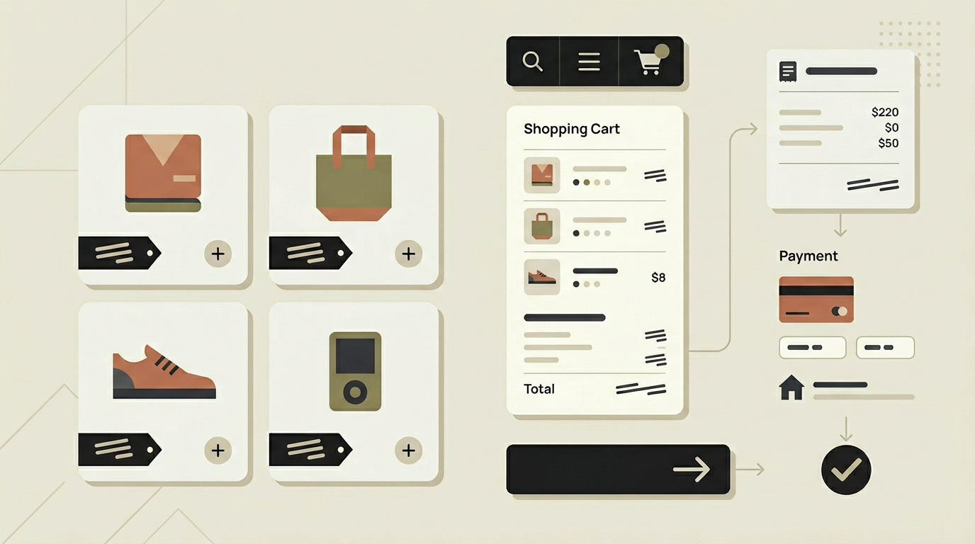 Custom e-commerce platform for retail businesses